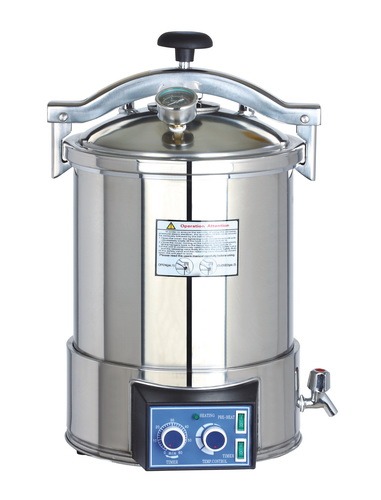 24L Portable Pressure Steam Sterilizer Autoclave