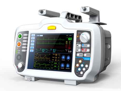 Biphasic Automatic AED Defibrillator Monitor