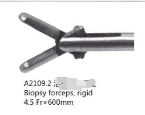 Biopsy forceps, rigid