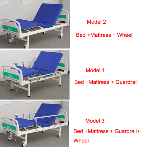 Manual Two Function Double Crank Bed