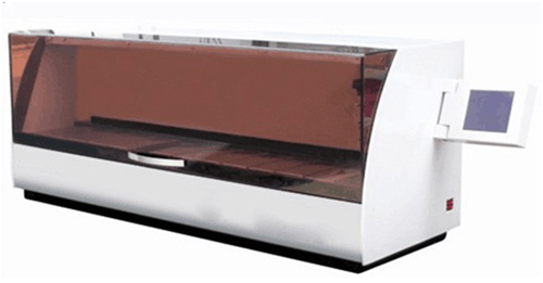 Biological tissue staining machine