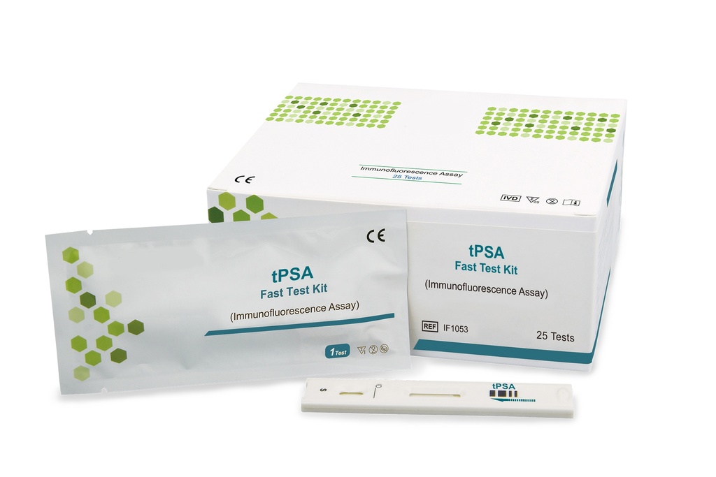 tPSA Fast Test Kit 25 pruebas / caja