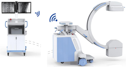 HF Digital Dynamic FP WIFI C-arm With CE certificate