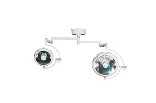 Ceiling-mounted surgical light (with two arms)