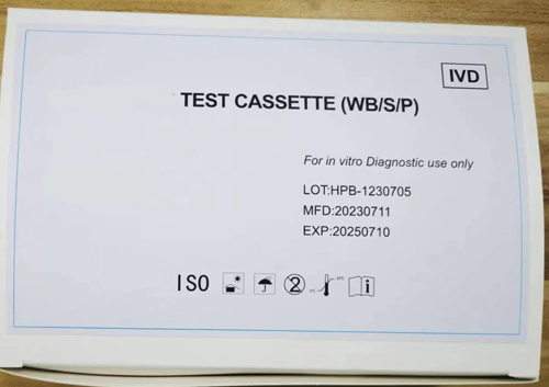 Test d'anticorps contre le cytomégalovirus CMV IgM/IgG, 4,0 mm multi-panneaux, 25 tests/boîte