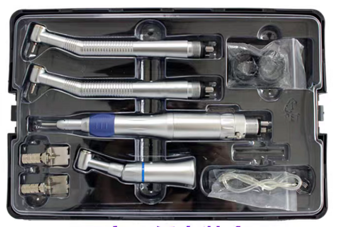 Air Turbine Handpieces Set ( Low Speed 4 holes 1 Set, High Speed 2 set )