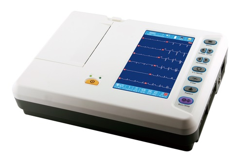 Six Channels 12 Guided ECG Monitor