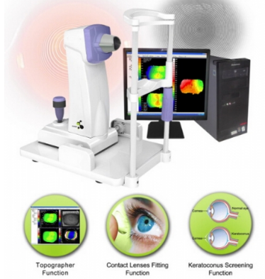 Instrumento de topografía corneal