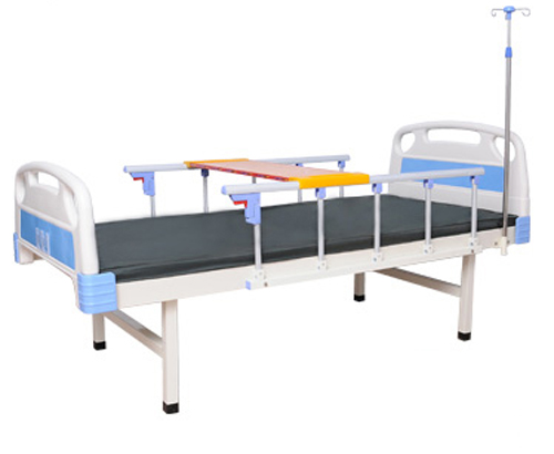 [CCF-JFPB-8] Cabezal de ABS de cama de atención al paciente de hospital con colchón, barra, mesa y soporte de infusió