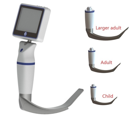 [CCEVL-123] Larynscope vidéo avec 3 lames réutilisables