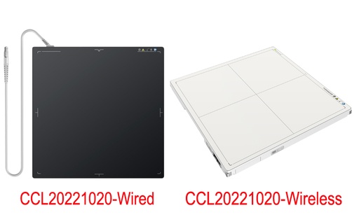 [CCL20221020] Detector de panel plano con máquina de rayos X con cable, 17x17 pulgadas