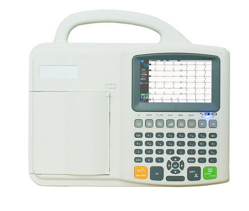 [CCE-8130] 3 channels 12 leads color TFT LCD Screen ECG EKG Monitor Machine