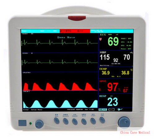 [CCM-9000A+] 12.1 inches LCD display 6 Multi Parameters Patient Monitor